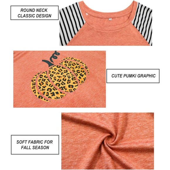 Plus Size Long Sleeve Tops Women's Crewneck Casual Loose Fit Chic Top - Picture 2 of 3